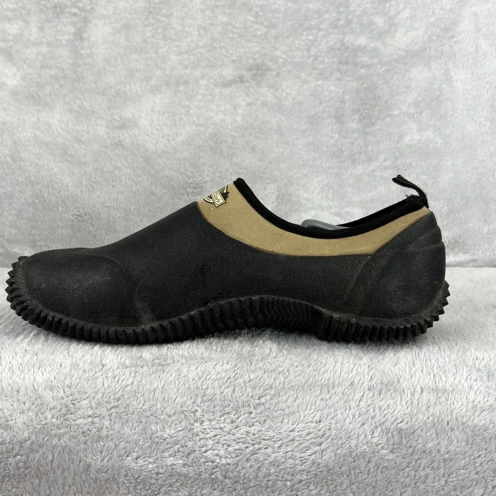 Lewis & Clark Waterproof Rubber Outdoor Slip On 12 Khaki Men Garden Muck Shoe